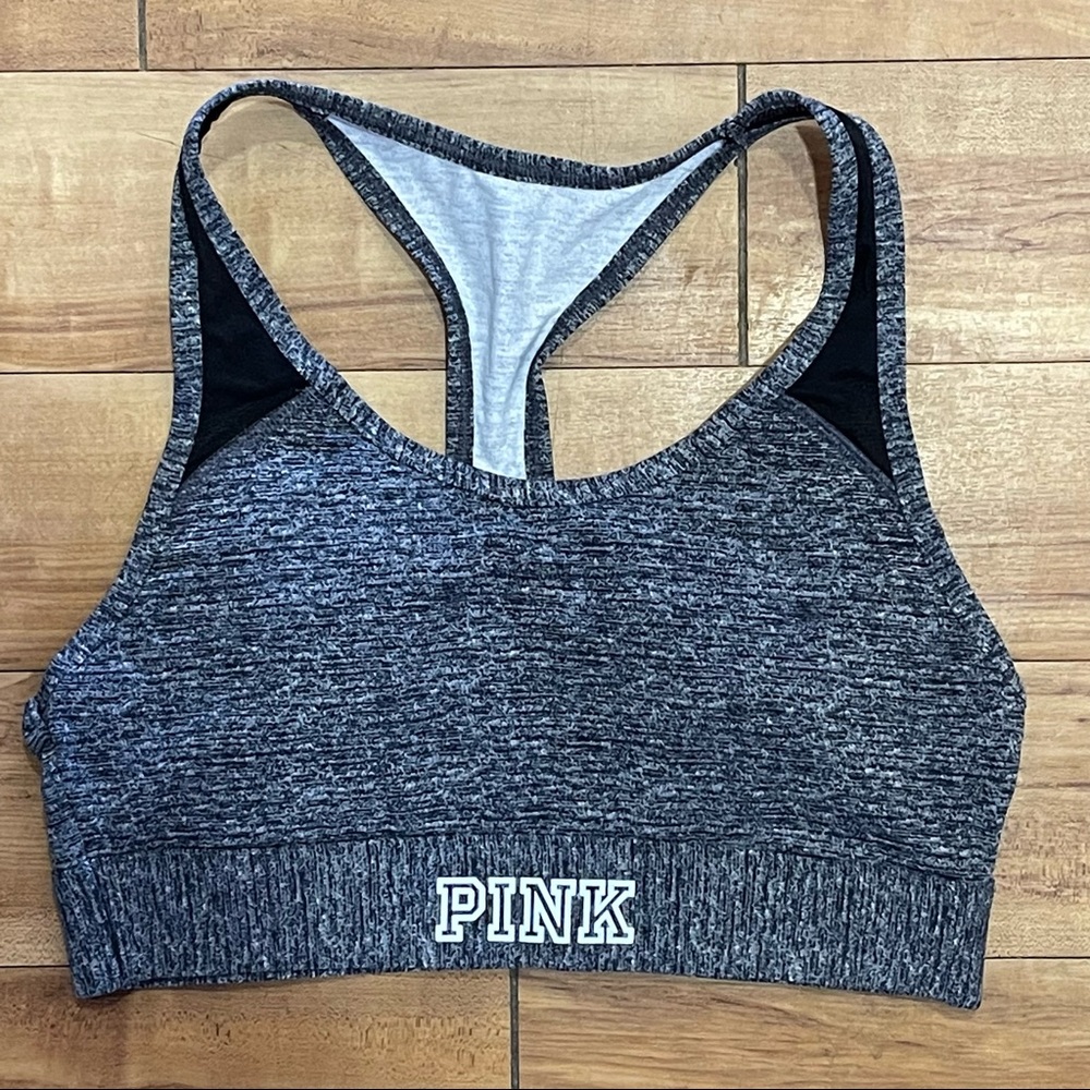 Victoria’s Secret PINK Ultimate Gray Sports Bra Small